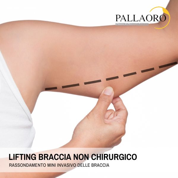 lifting braccia non chirurgico